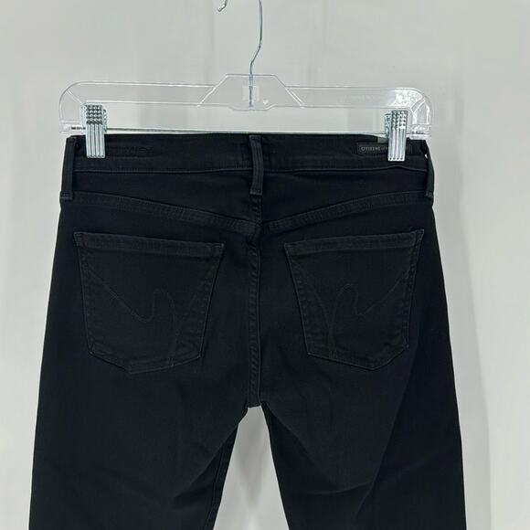 Citizens of Humanity Emannuelle Low Rise slim Boot Jeans black cropped size 27 - Picture 3 of 11